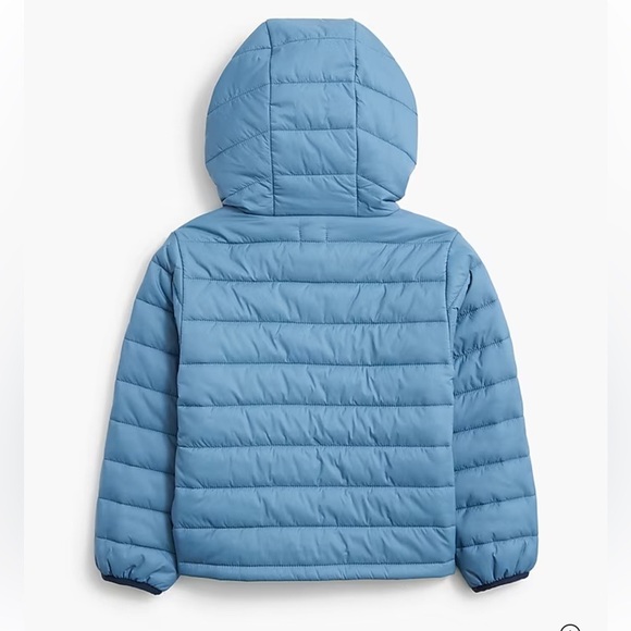J crew Icelandic blue Kids' lightweight packable puffer jacket - Picture 2 of 5